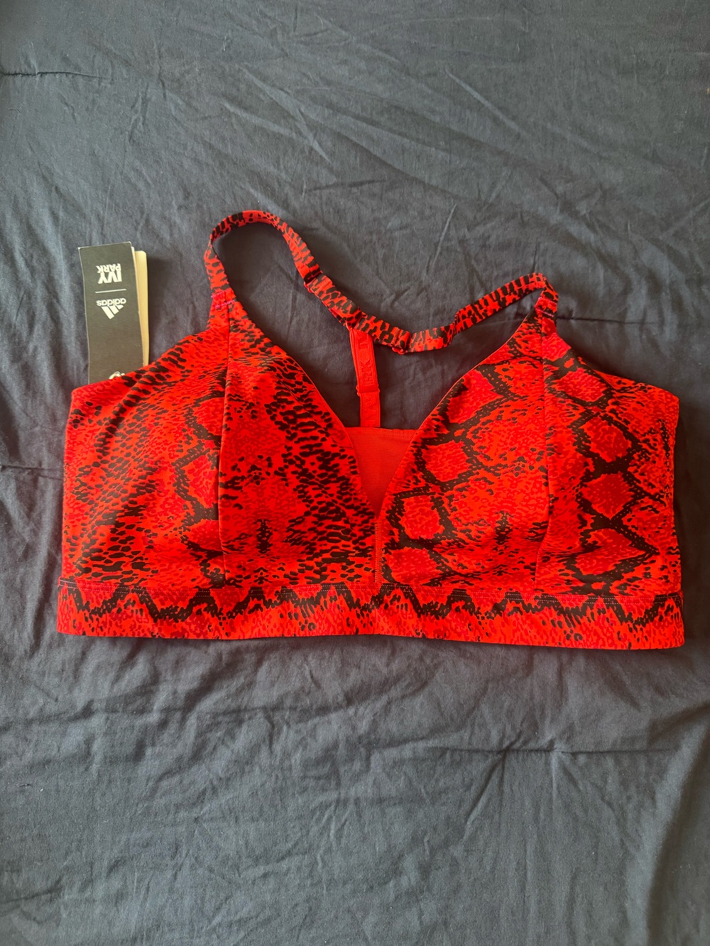 IVY PARK adidas Snake-Print Sports Bra